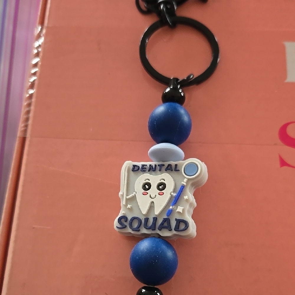Dental Squad Blue Keychain